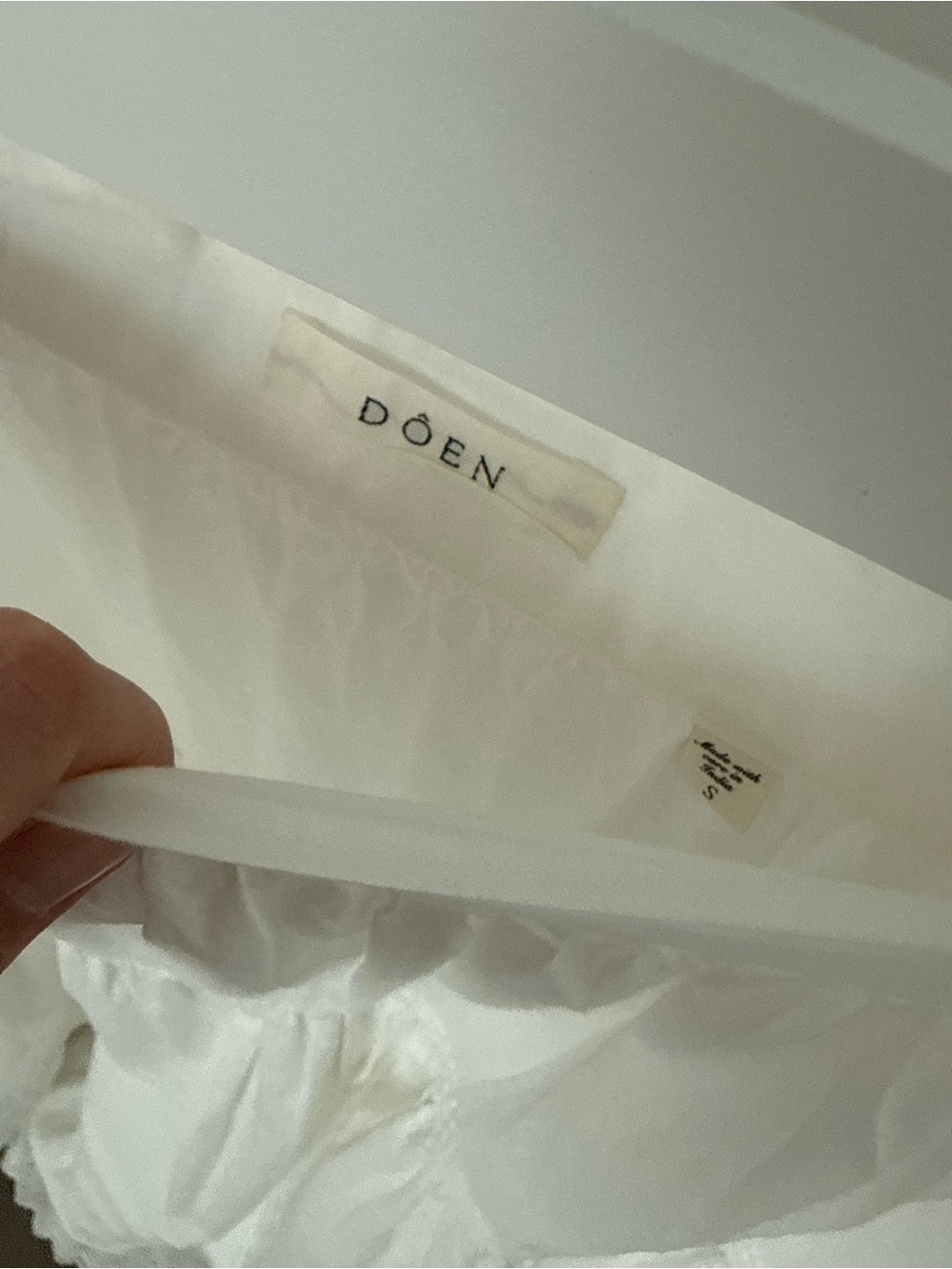 DOEN Sebastiane Skirt in Powder - Picture 7 of 8